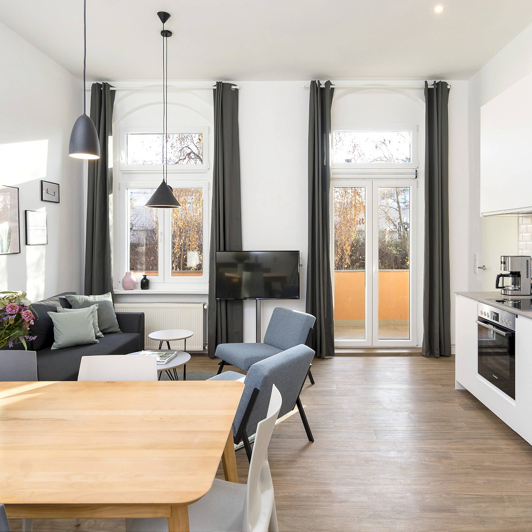 Verbindungsapartment mit drei Schlafzimmern